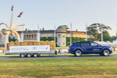 Bentley showcases the power of renewable fuel at Goodwood