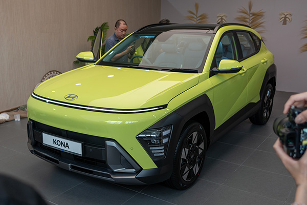 All new Hyundai Kona Hybrid showcased with Ioniq 6 in SG