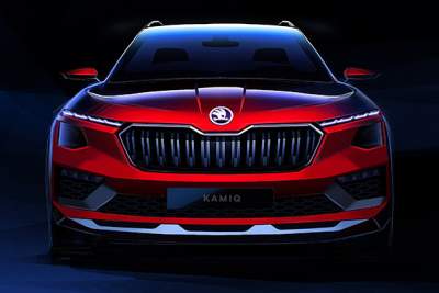 Skoda reveals first images of updated Scala and Kamiq