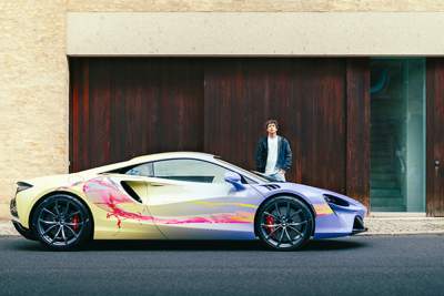 McLaren reveals Artura created with Artist Cevin Parker
