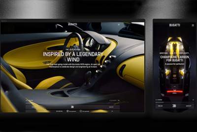 Bugatti rolls out swanky new website