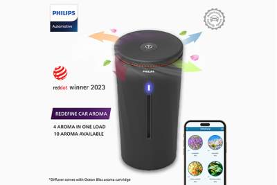 Philips launches new OlfaPure 7100 smart in-car diffuser