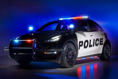 Unplugged Performance unveils a Model Y-based police vehicle