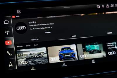 Audi adds YouTube into its native app store