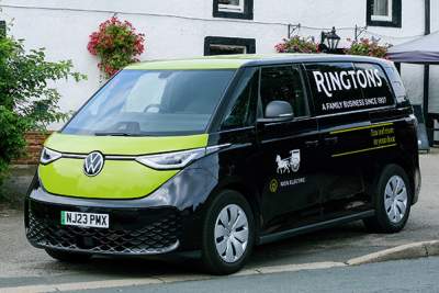 Volkswagen ID. Buzz Cargo to deliver tea in the U.K.