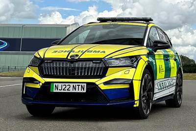 Skoda Enyaq joins emergency fleet in the U.K.