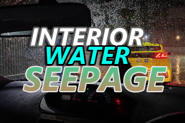 Oh no, your car’s interior is wet! What now?