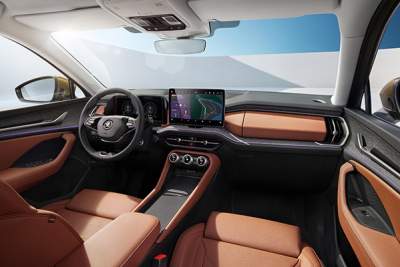 New images of the interior of the Superb and Kodiaq released