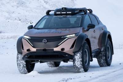 Pole-to-Pole Nissan Ariya completes stage two of its journey