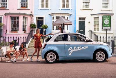 Fiat unveils one-off 500e Gelateria Edition