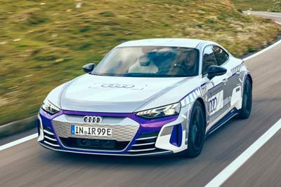 Audi reveals special RS e-tron GT ice race edition