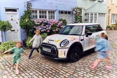 MINI thinks you should let children doodle all over your car