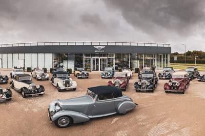 Bentley marks 90th birthday of the Derby Bentley
