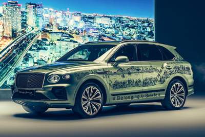 Bentley unveils special hand-painted Bentayga
