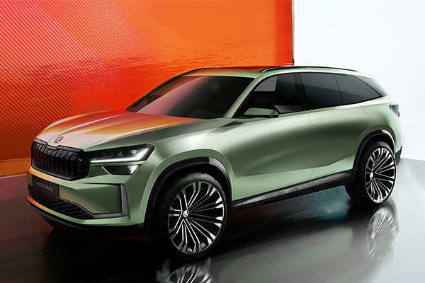 Skoda reveals exterior sketches of next Kodiaq