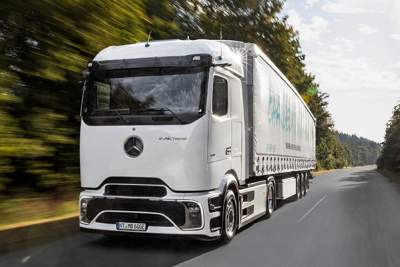 Mercedes reveals new eActros 600 electric long-haul truck