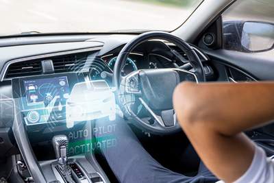 Carsick in the backseat of an electric car