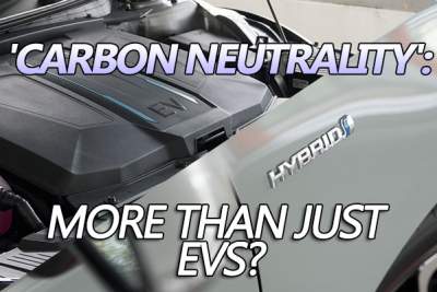'Carbon neutrality': More than just making electric cars?