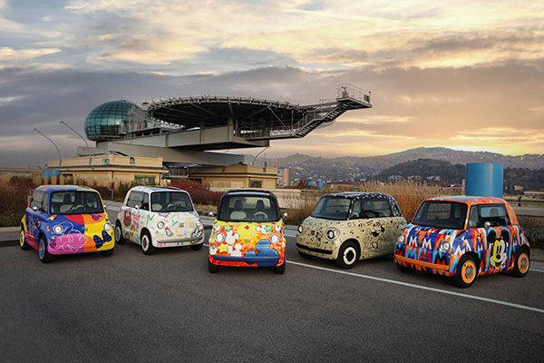 Fiat unveils Topolinos designed to mark Disney's centenary