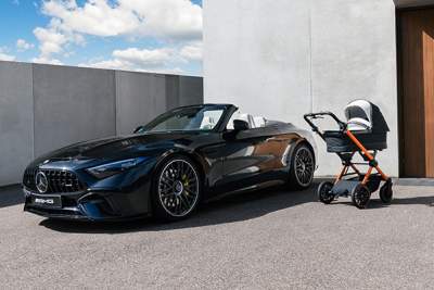 Mercedes and Hartan launch new line of pushchairs