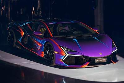 Lamborghini unveils one-off Revuelto at Art Basel Miami