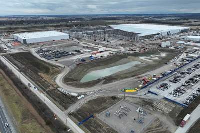 Stellantis EV battery plant reaches 30% completion