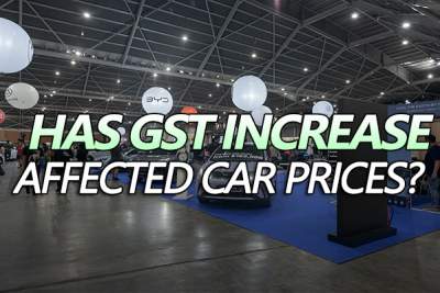How has the GST increase affected car prices?