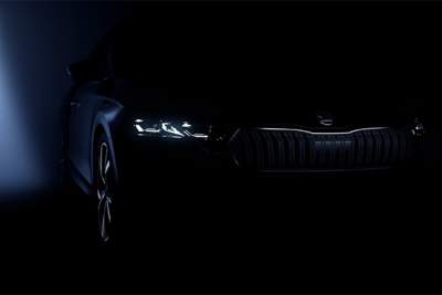 Skoda releases first teasers of refreshed Octavia
