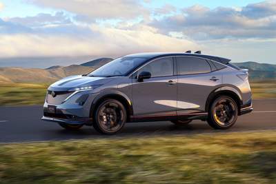 This is the Nissan Ariya NISMO, NISMO's first proper EV