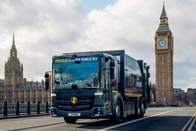 London could soon get upcycled electric refuse trucks