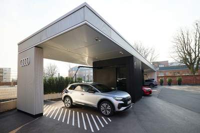 Audi opens new charging hub in Frankfurt