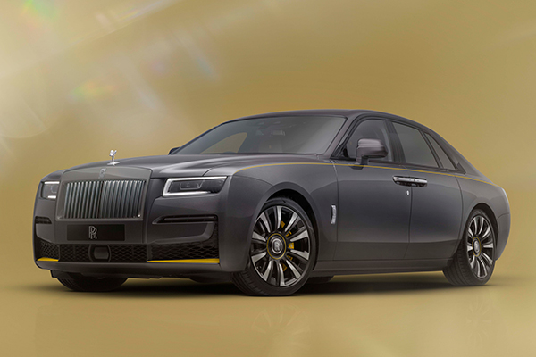 The Rolls-Royce Ghost can now be had with a splash of colour