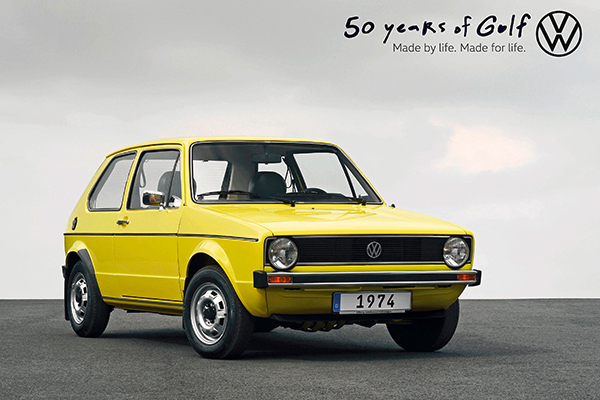 Volkswagen marks 50th anniversary of the Golf