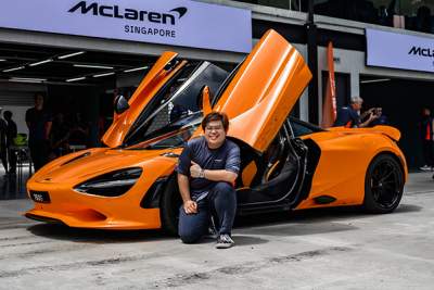 Blazing-fast laps around Sepang Circuit with the 750S