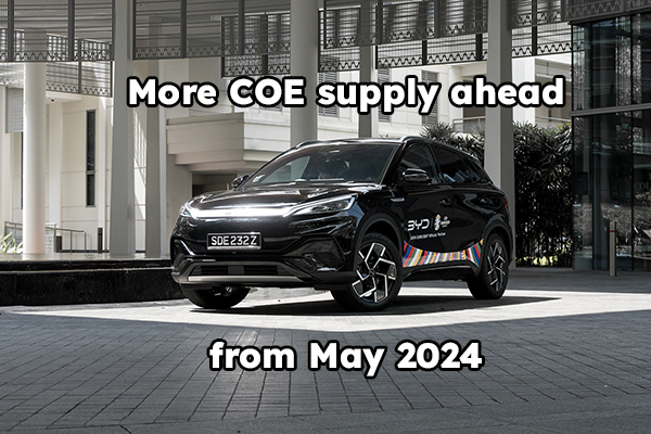 COE supply continues to climb!