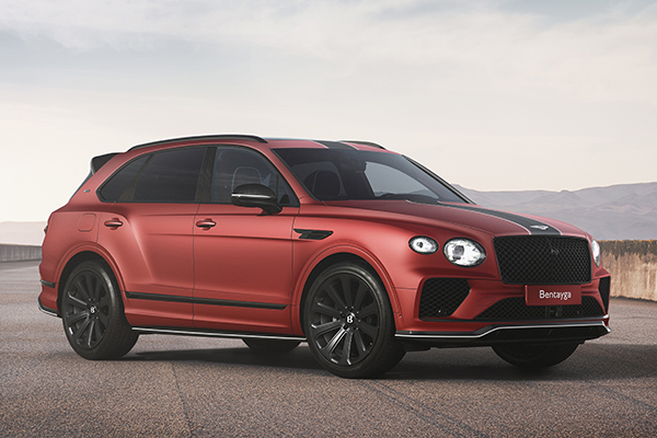 This special Apex Edition Bentayga comes with carbon rims