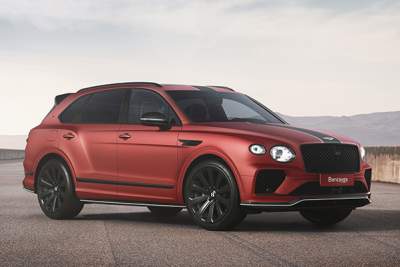 This special Apex Edition Bentayga comes with carbon rims