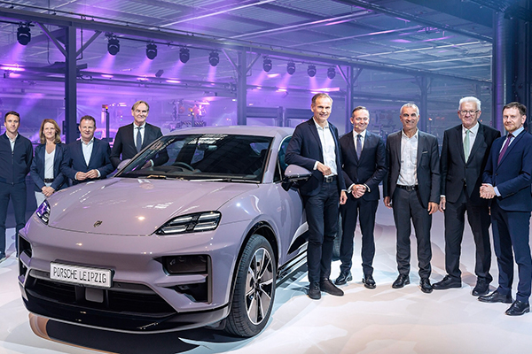 Porsche marks start of production of the Macan at Leipzig