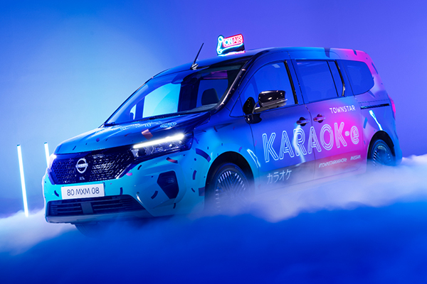 Nissan unveils one-of-a-kind Townstar Karaok-e