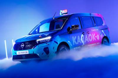Nissan unveils one-of-a-kind Townstar Karaok-e