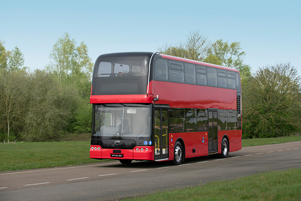 BYD premieres new double decker bus for London