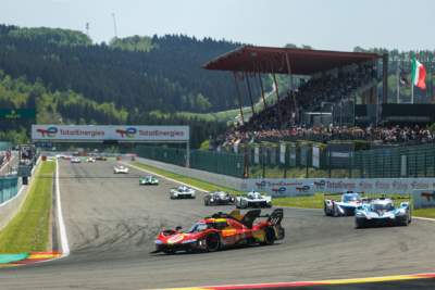 Ferrari battles to podium finish at Spa-Francorchamps