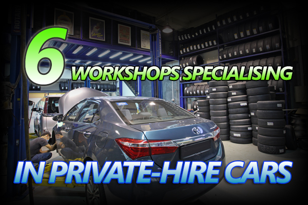 Six car workshops specialising in private-hire vehicles