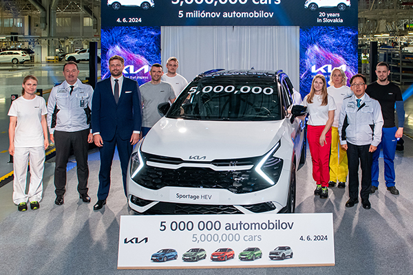Kia Slovakia hits new production milestone