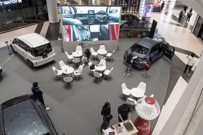 There's a car for all at the Toyota roadshow @ Tampines Mall