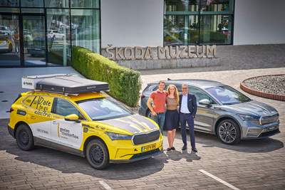 Continent-crossing Enyaq to join Skoda Museum collection