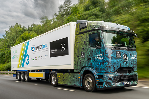 Mercedes-Benz eActros 600 completes rally around the U.K.