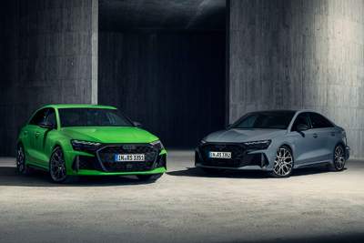 Updated RS3 gets a more aggressive exterior and exhaust note