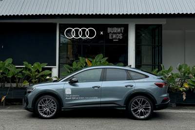 Catch the Audi Q4 e-tron at Dempsey this weekend!
