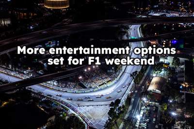 Singapore GP gets expanded entertainment lineup